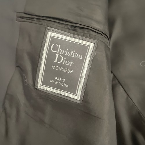 Christian Dior Monsieur Smoking Anzug Dinner Party formell schwarz Sakko 44R Hose - Bild 11 von 24