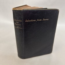Selections from Burns Robert Burns 1889 Clarendon Press Oxford Gilt Leather Poem