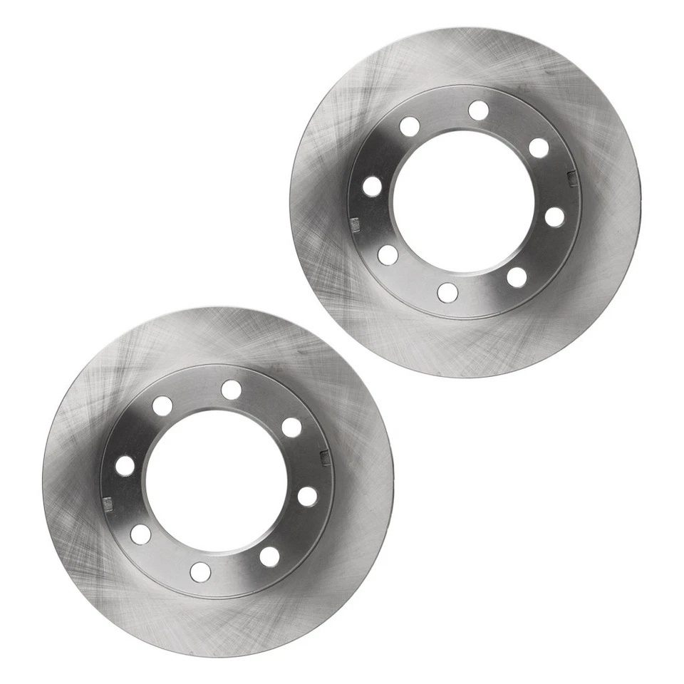 For GMC V3500 1990 1991 Brake Discs | Front | 2-Wheel Set | Cast Iron | Natural Foto 3 de 4