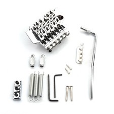 Tremolo Double Locking Bridge Kit Silver For Floyd Rose Electric Guitar Parts jj