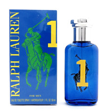 Polo Big Pony 1 Blue by Ralph Lauren 1.7oz Eau de Toilette Spray for Men New Box
