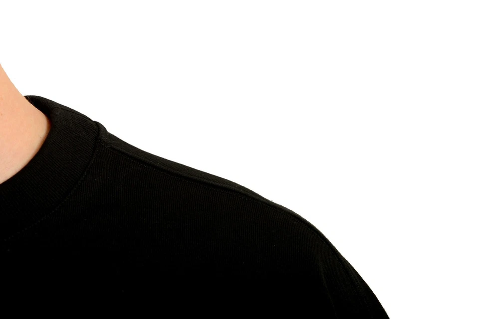 Sudadera Versace Para Hombre Negra Mitchel Fit Logo Estampado Cuello Redondo US 2XL IT 56 Foto 4 de 4