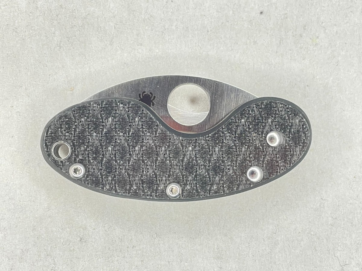 RARE Spyderco Cricket Black Nishijin Glass VG-10 C29GFP (Japan