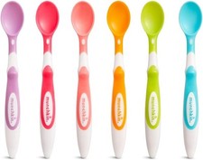 Munchkin Soft Tip Infant Spoons, 1 Pack of 6 spoons