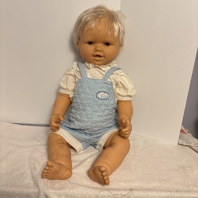 Cuchi Cuchi Vtg large lifesize B.B. Spain baby toddler boy doll 27  parts/repair