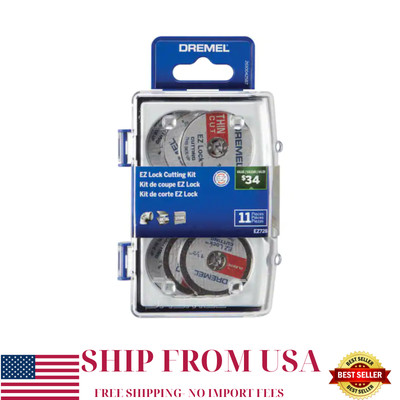 EZ728-01 11 PC EZ Lock Cutting Rotary Accessories Micro Kit