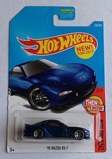 2017 HOT WHEELS *'95 MAZDA RX-7* *THEN AND NOW* *FIRST EDITION* *ULTRA DETAILED*