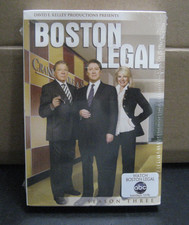 Boston Legal: the Complete Third Season DVD, 2007 Season 3 - new sealed