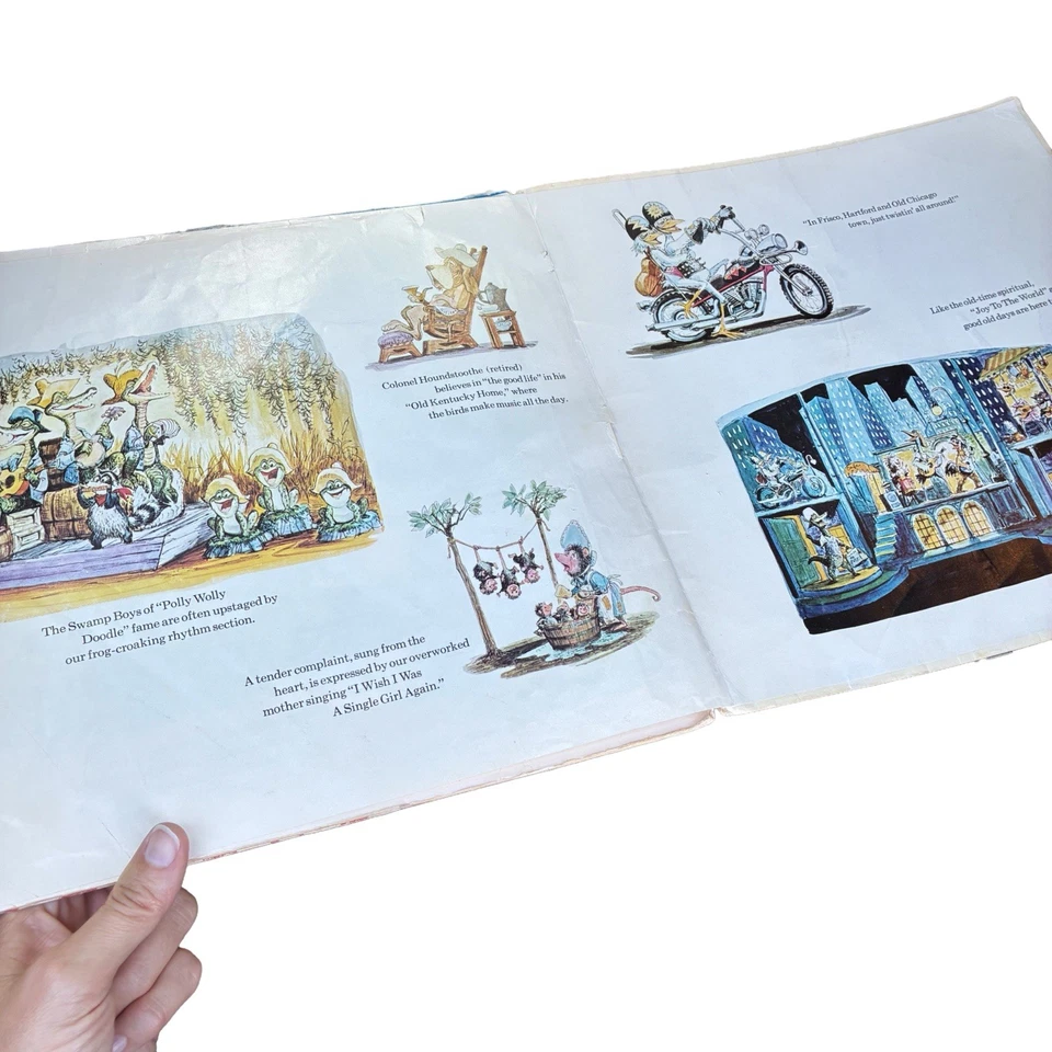 Disneyland America Sings 1974 LP By Burl Ives W/Book Walt Disney Sound Track - Image 3 of 4