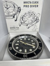 Invicta Pro Diver Wall Clock 14  Blue Nautica...