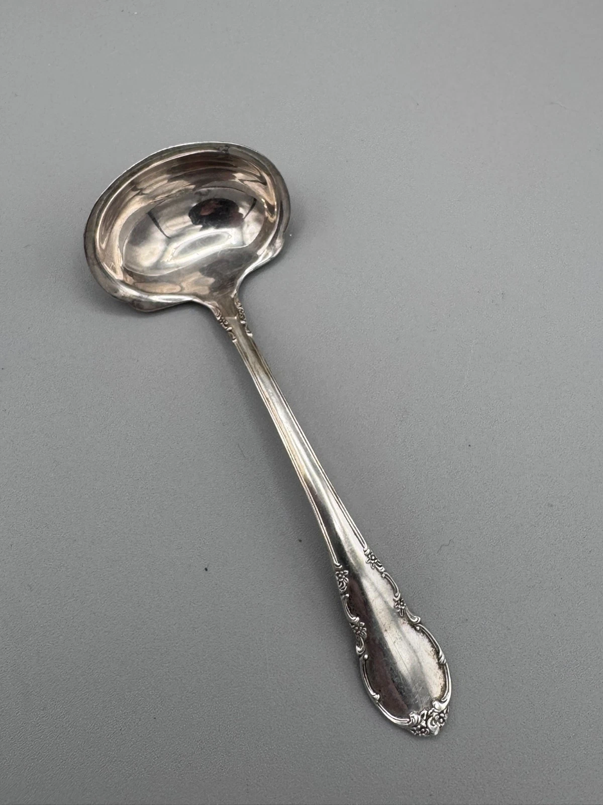 Modern Victorian by Lunt Sterling Silver Sauce or Cream Ladle 5"