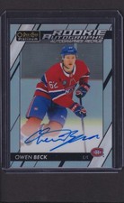 Owen Beck Rookie Autographs Rainbow #R-OB UD 2023-24 O-Pee-Chee Platinum Hockey