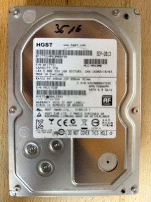 HGST Ultrastar 7K3000 HUA723030ALA640 3TB, 7402 Stunden ,7200RPM #3616