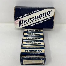 VTG NOS  Personna Hair Shaper Blades 11 Boxes=5 Per Box= 55 Total Blades