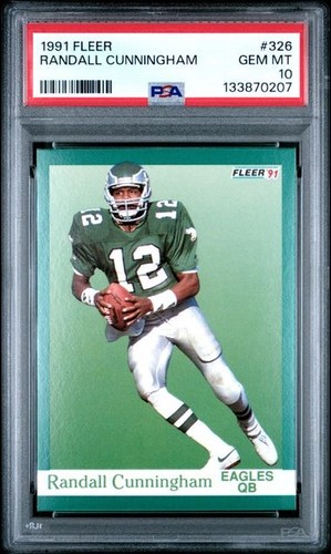 Randall Cunningham #326 1991 Fleer card