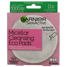 4 Pack Garnier Skin Active Reusable Makeup Remover Pads, 3 Ct