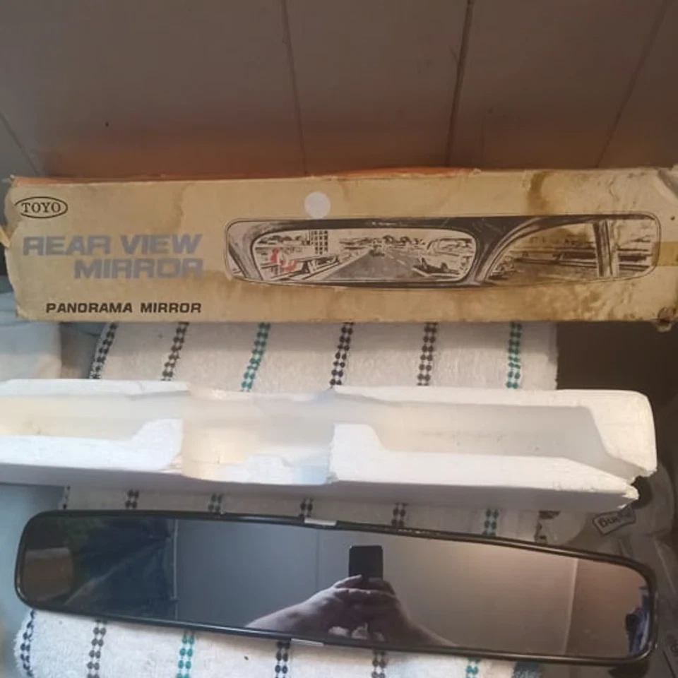 espejo retrovisor panorámico toyo nuevo stock antiguo Foto 2 de 4