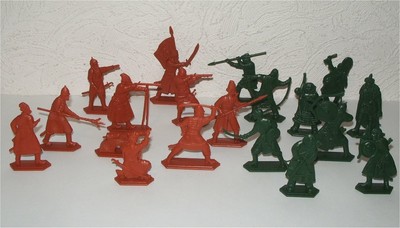 flat toy soldiers