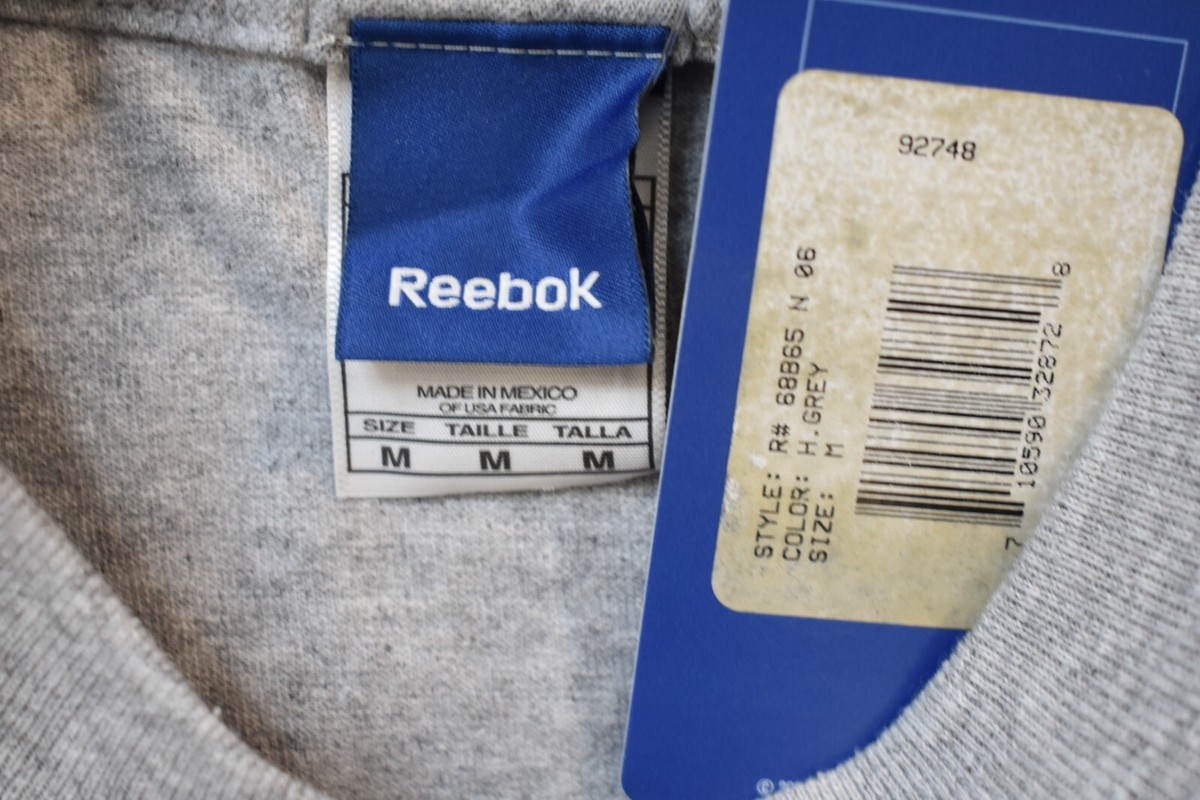 Reebok Youth Boys Reebok Football Gray Shirt NWT Medium (10-12) | eBay