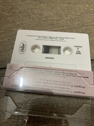 Sinatra! - Frank Sinatra (Cassette Tape, 1983, Capitol Records) Jewel Case - Imagen 5 de 5
