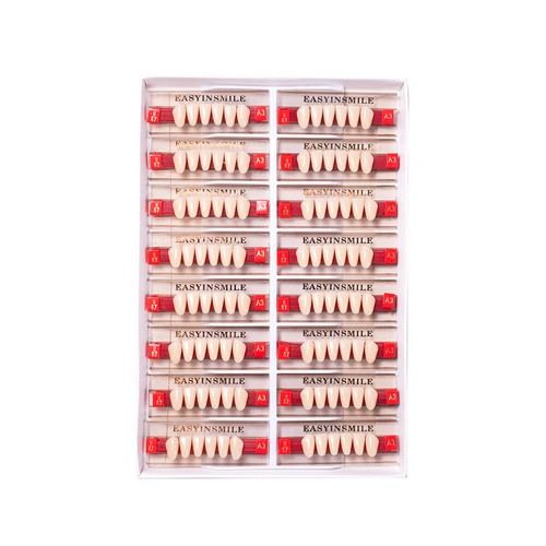3/8/16 Set Dental Acrylic Resin Denture Teeth Upper Lower Full Set ShadeA1/A2/A3 - Picture 17 of 19