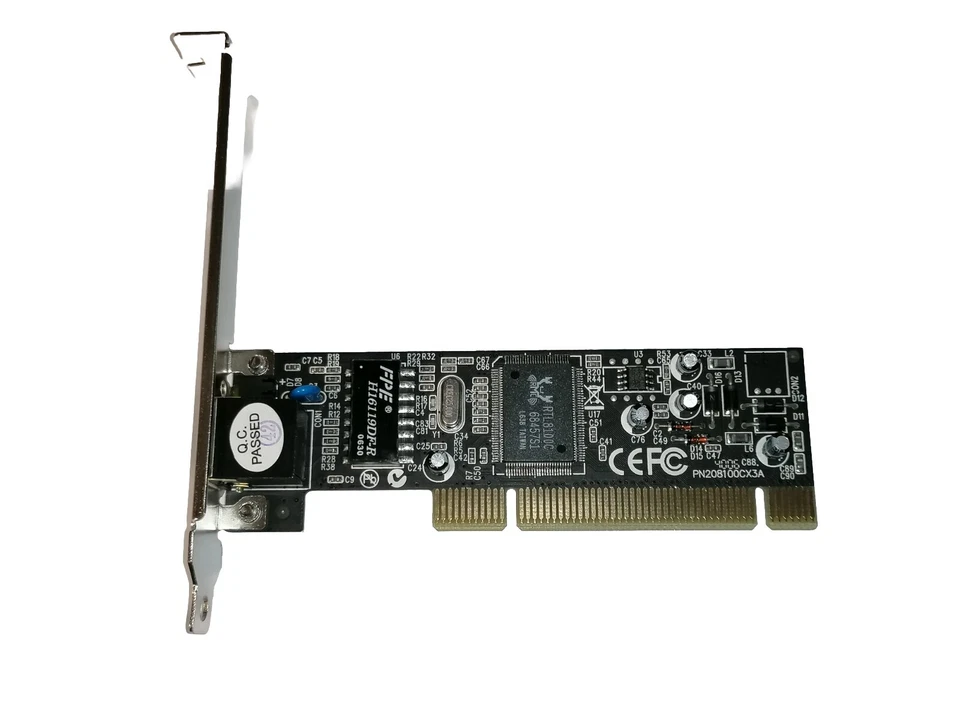 PCI Netzwerkkarte Realtek RTL8109C 10/100mbit RJ45 Ethernet LAN Vivanco #5247 - Bild 2 von 3