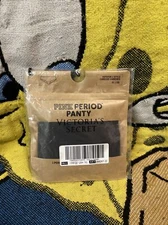 Victoria's Secret Pink PERIOD PANTY Hipster XL New sealed Black