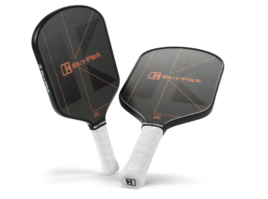Premium USA-Approved Carbon Fiber Pickleball Set – 2 Paddles, 4 Balls & Carry Bag