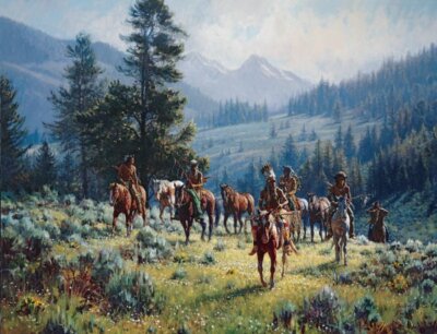 Martin Grelle - Monarchs of the North - Signed/Numbered Giclee Canvas - RARE