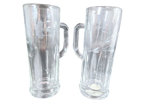 Vintage Princess House 1.5 oz. Crystal Heritage Mug #095 Demitasse Beer Shot