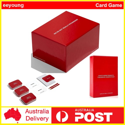We're Not Really Strangers Card Game-an Interactive Adult Card Game and Icebre