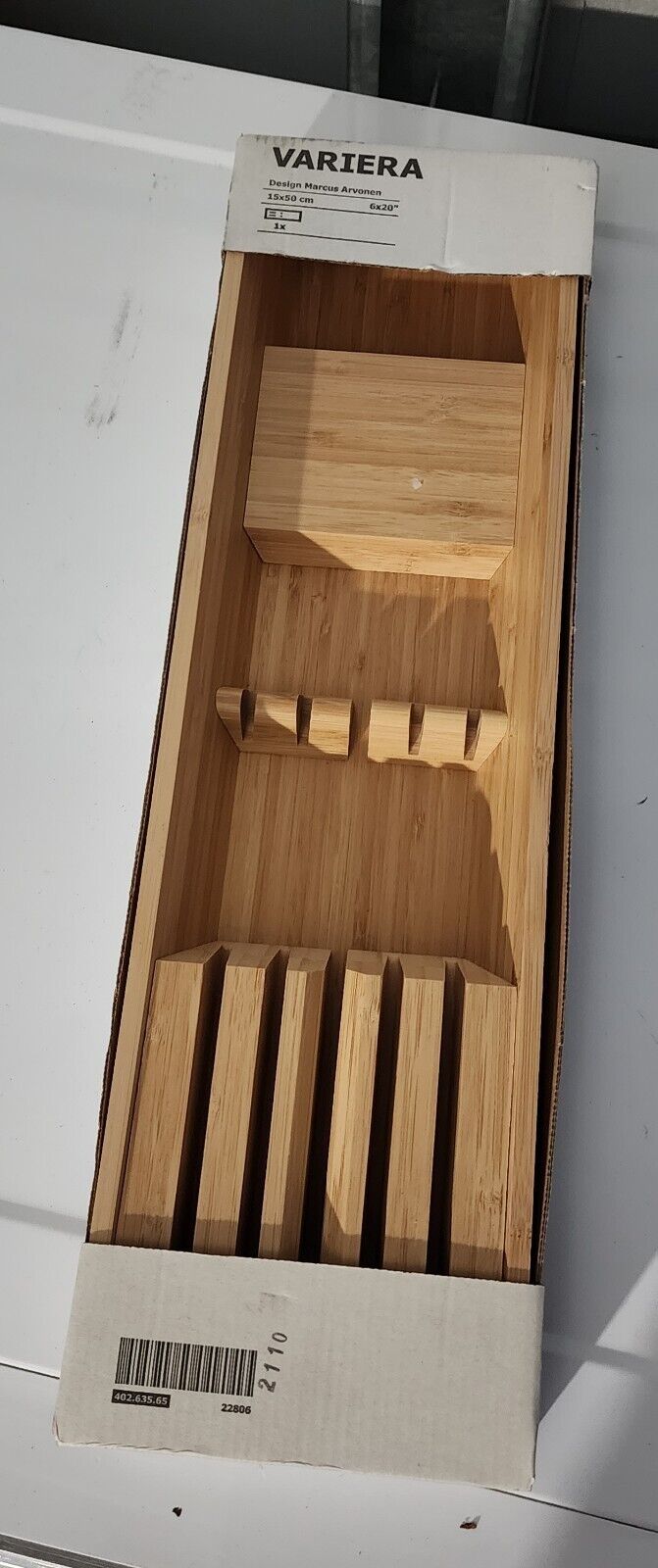 IKEA VARIERA Knife Tray Bamboo 402.635.65 for sale online | eBay