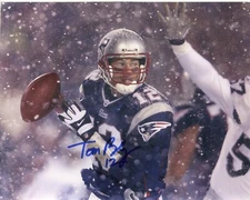 TOM BRADY - SNOW BOWL WIN - PATRIOTS Autographed Signed 8x10 Reprint Photo !!