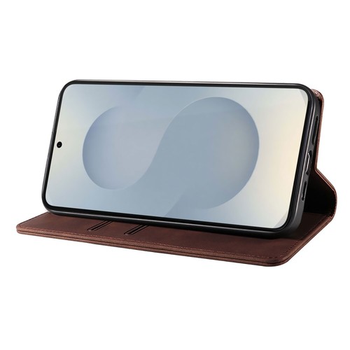 Custodia in pelle per Samsung Galaxy S25/S25+/Plus 5G protezione schermo privacy - Foto 5 di 27