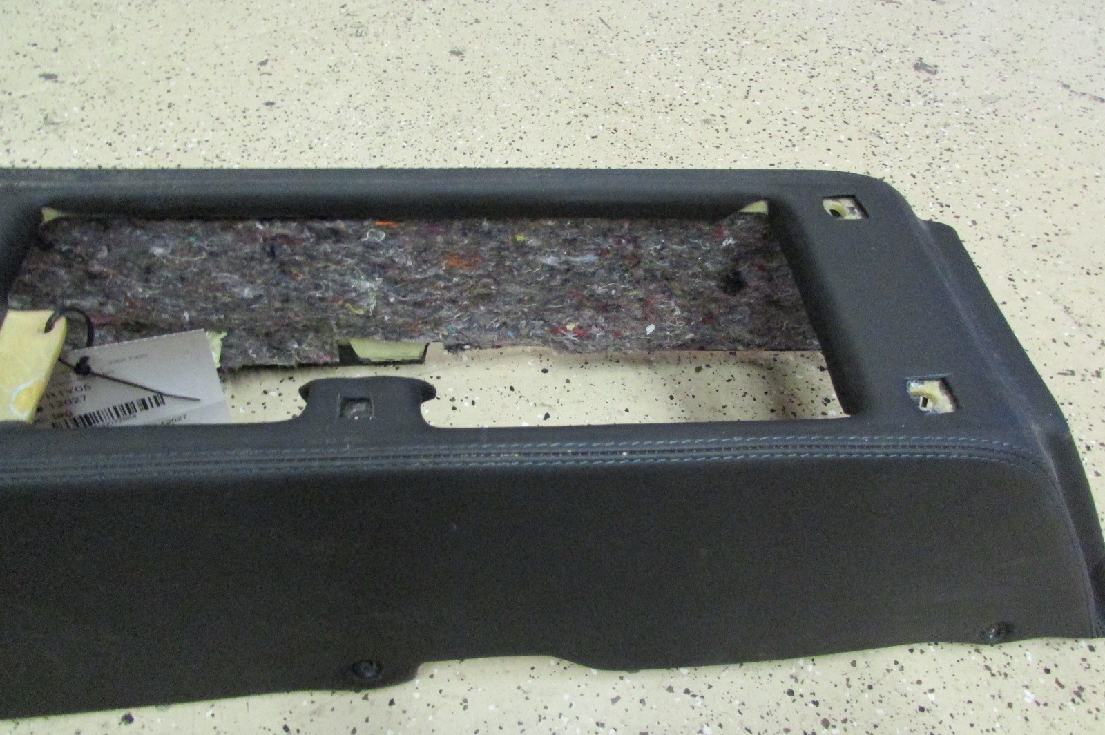 Ferrari F430, Lower Leather Center Console, Black, Used, P/N 68396490