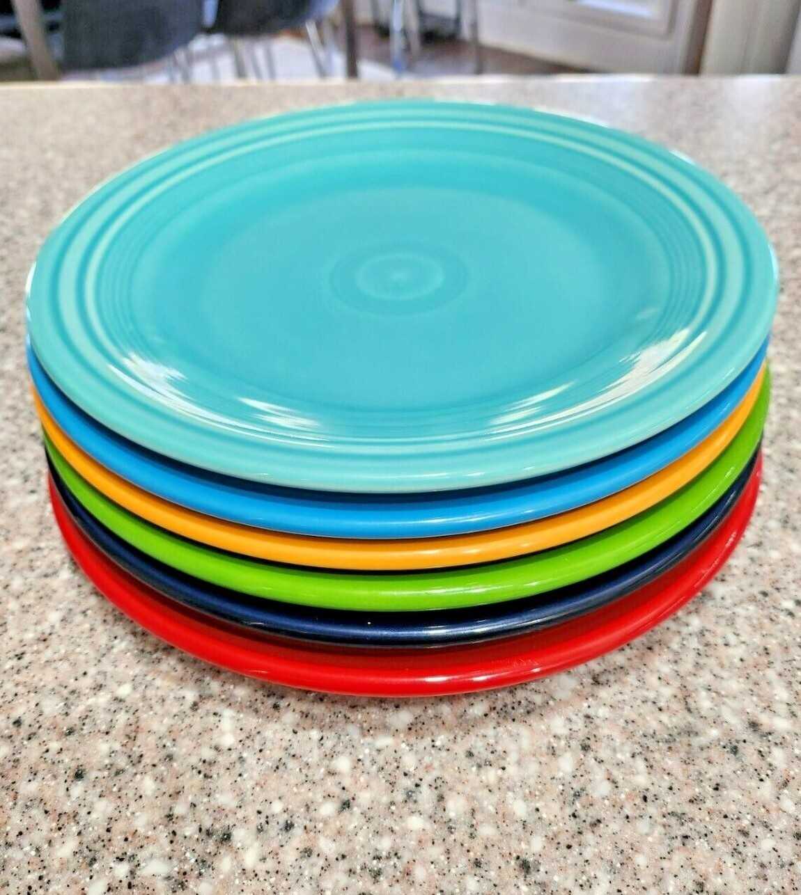 Home Laughlin Fiesta Ware Multiple Colors 10 1/2" DINNER PLATES eBay