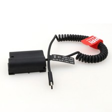 EP-5B EN-EL15 Battery to USB-C PD Power cable fr Nikon V1 D600 D710 D800 D810