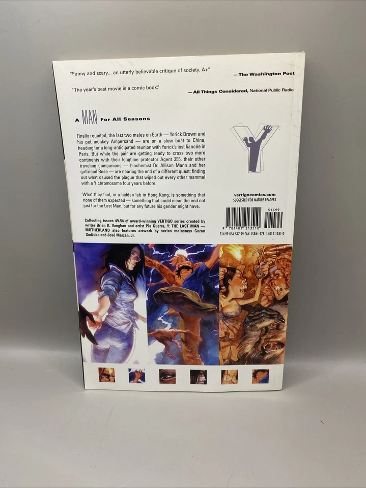 Y The Last Man - Lote Mixto de 4 - #1, 3, 9 y 10 - Muy Bueno Foto 3 de 4