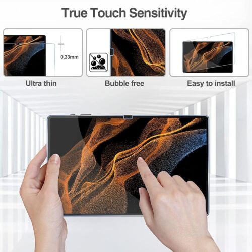 TABLET Tempered Glass Screen Guard Protector For Samsung Galaxy TAB S10 Ultra - Picture 11 of 12