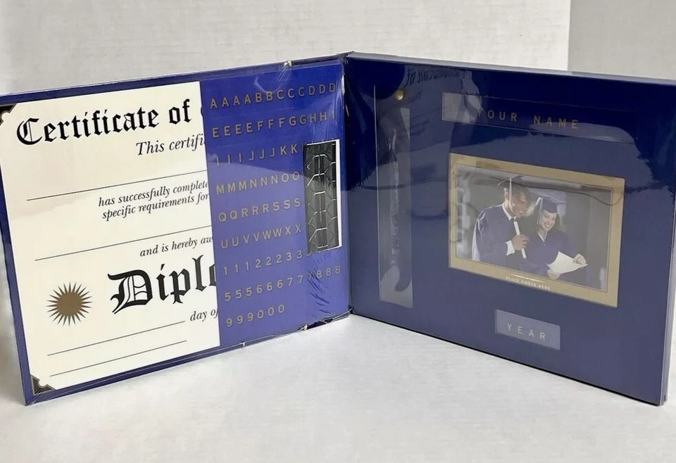 Seasons Graduation Keepsake Set Album Tassel Diploma Photo Display 9" x11.5" - Image 2 of 4