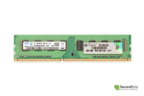 Samsung 4GB PC3-10600U Memory M378B5273DH0-CH9 497158-W01 Tax Invoice GST INC