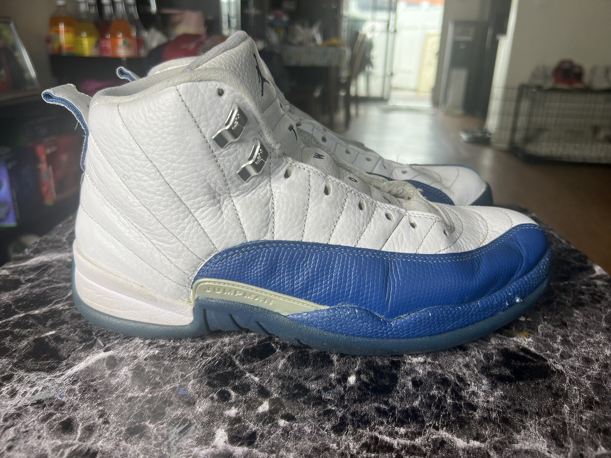 Nike Air Jordan 12 Retro French Blue White Size 10 Men's 130690