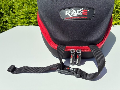 RACE(Rudy Project) Bicycle Helmet Carrying Storage Travel Case, Black & Red, New - Picture 8 of 14