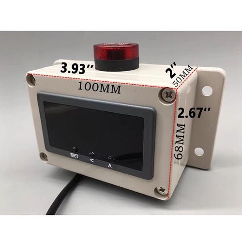 Rotary Digital Electronic Roll Length Measure 100ppr Encoder Wheel Counter Meter - Foto 4 di 17
