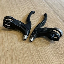 Lee Chi Alloy Brake Lever Set Mtb Bmx Four Fingers Black A1