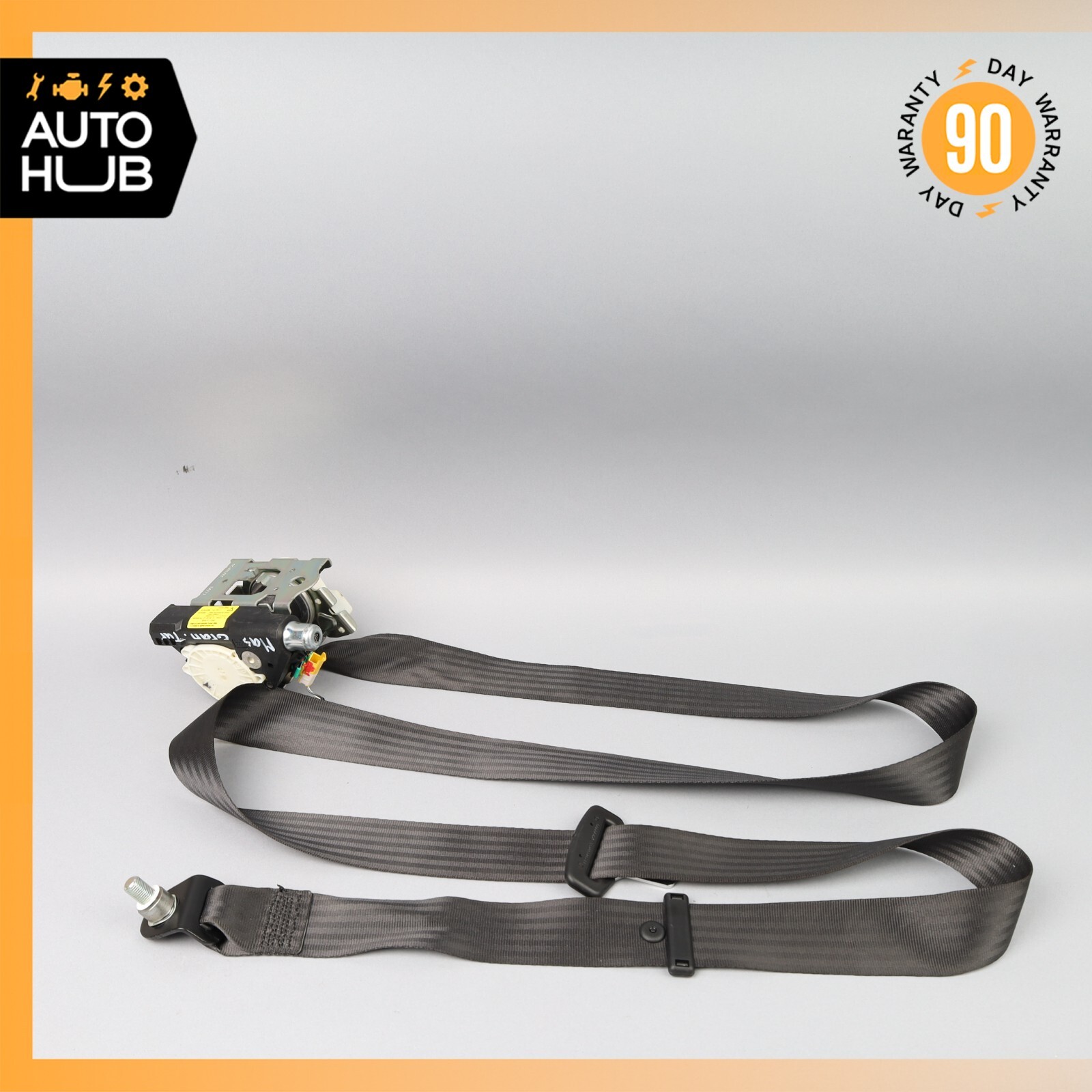 08-19 Maserati GranTurismo M145 Rear Left Driver Side Seat Belt Black OEM 61k