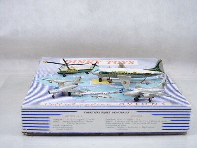Coffret Cadeau Dinky Toys Avions 1957 - Air France Vickers Mystère - Boîte Rare