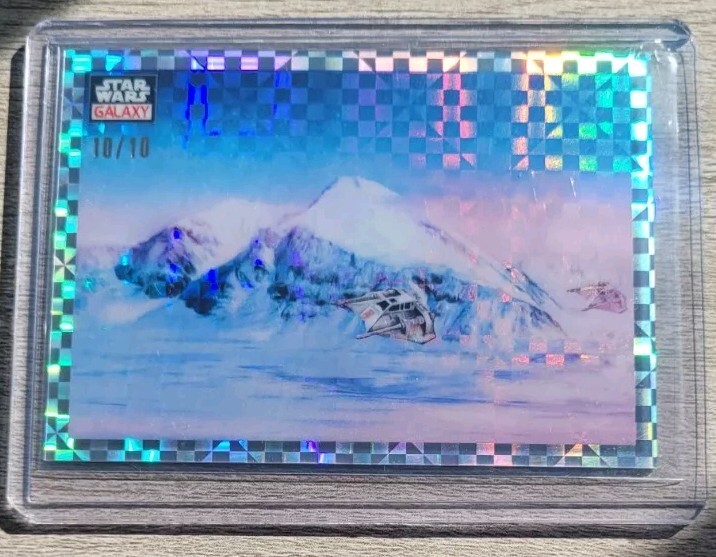 2023 Topps Star Wars Chrome Galaxy Daybreak On Hoth X-Fractor 10/10 BOOKEND