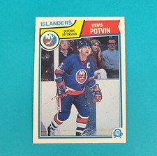 1983-84 O-Pee-Chee #16 Denis Potvin New York Islanders HOCKEY Card 9A
