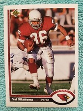 1991 UPPER DECK VAI SIKAHEMA #114 PHOENIX CARDINALS 